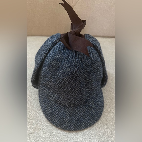 Glen Appin of Scotland Harris Tweed 100% Wool Sherlock Cap Size Small - Picture 1 of 6